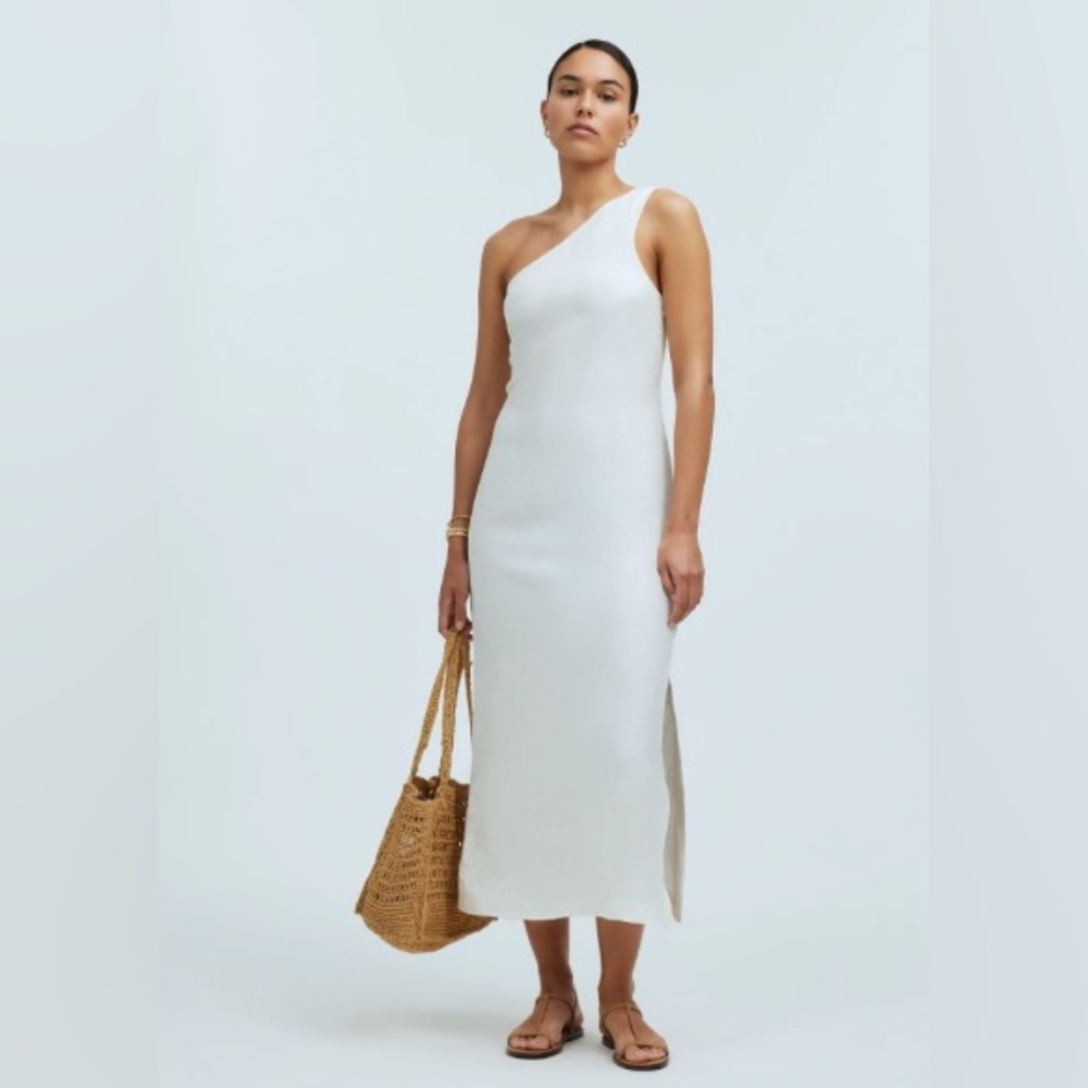 Madewell One Shoulder Midi Dress